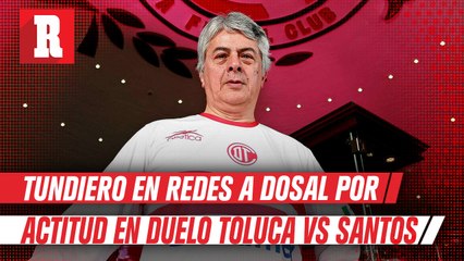 Juan Dosal, criticado en redes por dar 'preferencia' al Toluca en juego ante Santos