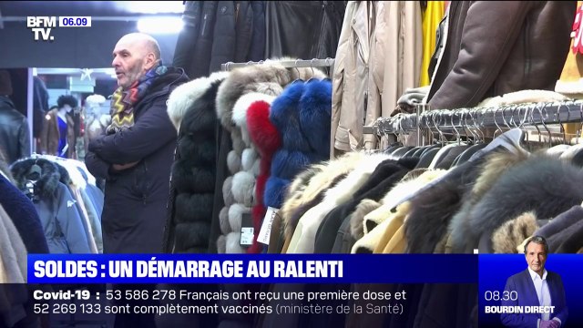 Le démarrage au ralenti des soldes d'hiver