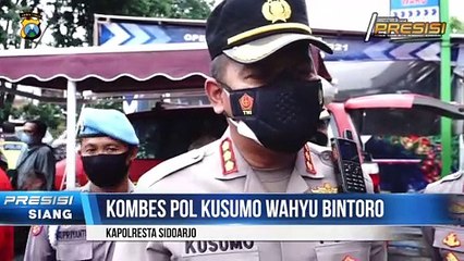 Cegah Penyebaran Omicron, Polisi Sidoarjo Rutin Vaksinasi di Wilayah Perbatasan