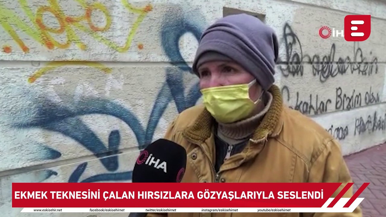 Ekmek teknesini çalan hırsızlara gözyaşlarıyla seslendi