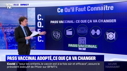 Pass vaccinal adopté: ce que ça va changer