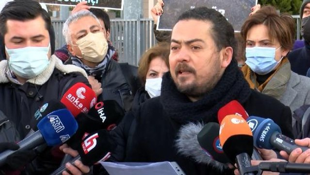 Son dakika haberi | GEZİ PARKI DAVASI ÖNCESİ ADLİYE ÖNÜNDE AÇIKLAMASI