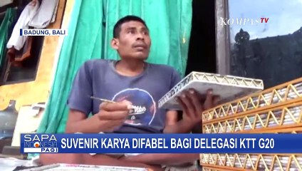 Download Video: Jelang KTT G20, Indonesia Siapkan Souvenir Karya Difabel Bagi Peserta Delegasi KTT G20!