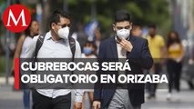 Impondrán multas de hasta 5 salarios mínimos por no usar cubrebocas en Orizaba, Veracruz