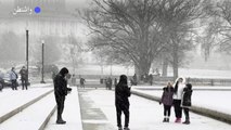 واشنطن تكتسي رداء أبيض مع حلول عاصفة شتوية كبيرة على شرق الولايات المتحدة