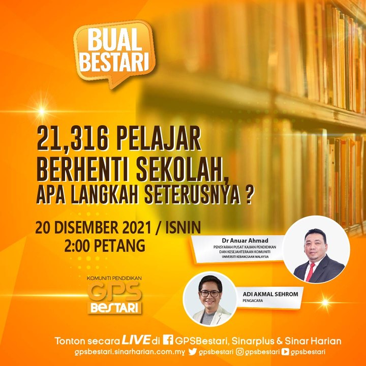 Lebih 21,000 pelajar berhenti sekolah, di mana puncanya dan apa yang patut kita buat sekarang?
