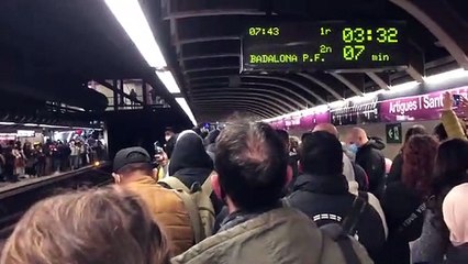 Incidencia en el metro de Barcelona