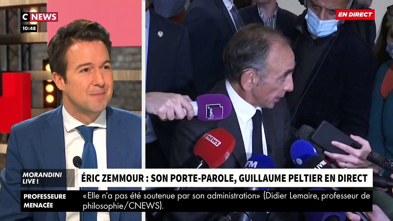 EXCLU - Guillaume Peltier, porte-parole de Zemmour: "Je n’ai jamais utilisé la base de données des Républicains, contrairement à ce qu’affirme Christian Jacob" - VIDEO