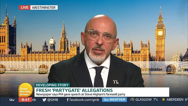 Susannah Reid asks Nadhim Zahawi Should Boris Johnson go?