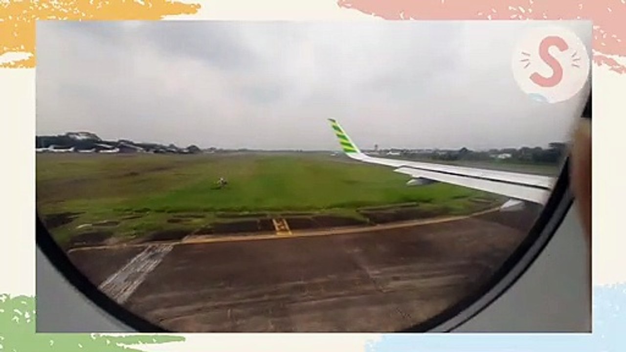 Detik-Detik Menegangkan! Pesawat Citilink Take off