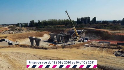 Contournement Est de Roissy - Timelapse des travaux