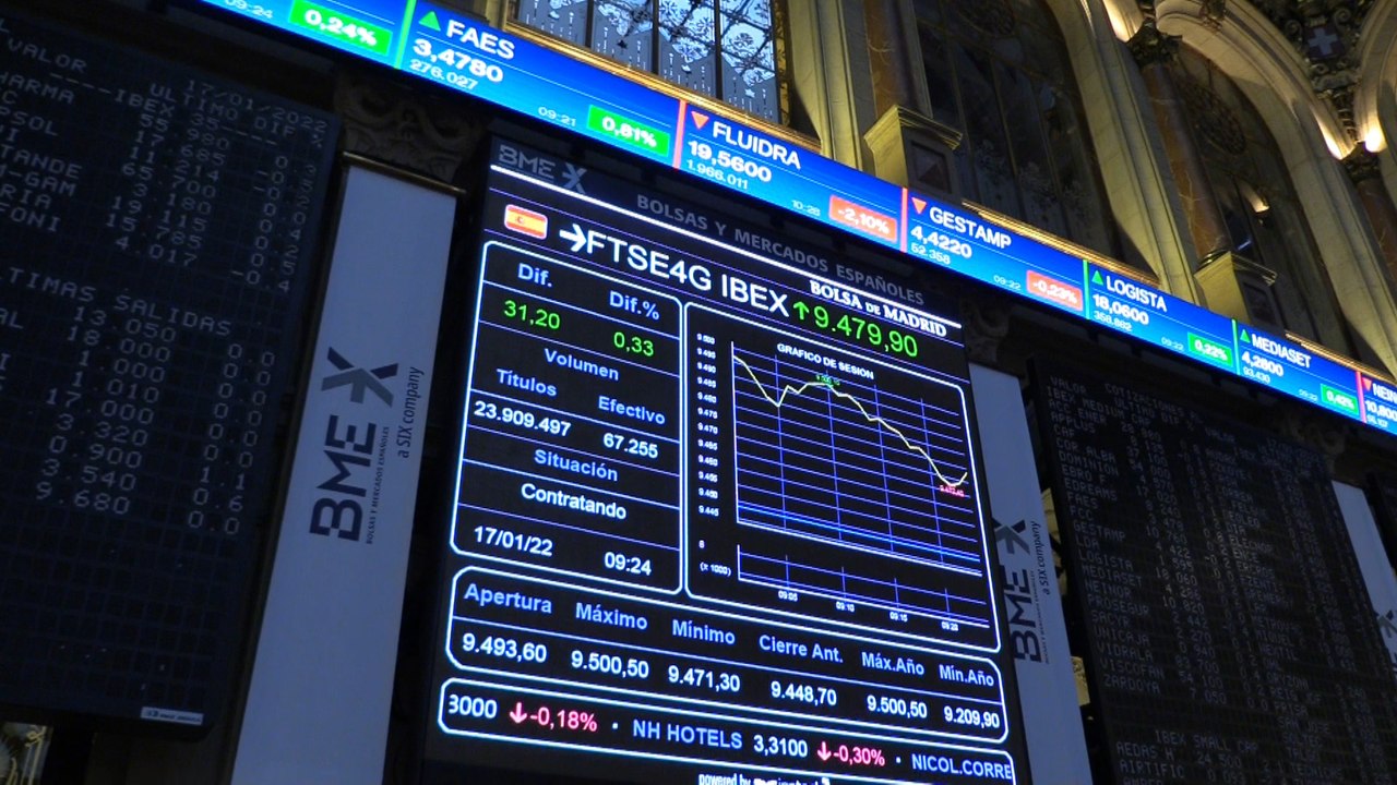El Ibex 35 abre la semana con avances sin la referencia de Wall Street