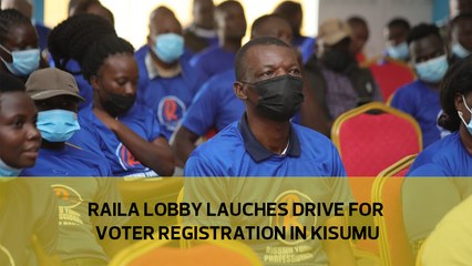 Raila lobby launches drive for voter registration in Kisumu