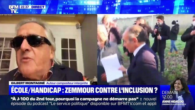 Gilbert Montagné réagit aux propos d'Eric Zemmour sur les enfants handicapés