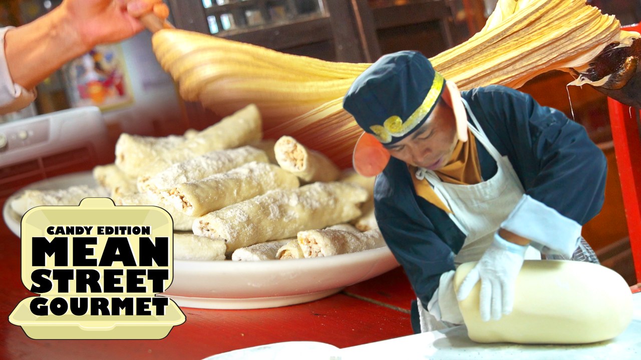 Crispy Handmade Malt Candy Stuffed with Nutty Goodness