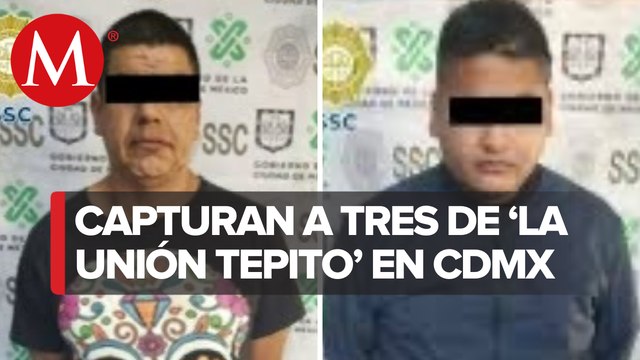 Detienen a tres presuntos integrantes de La Unión Tepito en alcaldía Cuauhtémoc