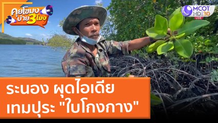 ระนอง ผุดไอเดีย เทมปุระ "ใบโกงกาง" (17 ม.ค. 65) คุยโขมงบ่าย 3 โมง