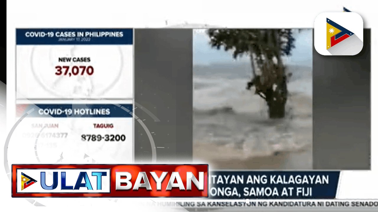 DFA, tiniyak na binabantayan ang kalagayan ng 800 Filipinos sa Tonga, Samoa, at Fiji