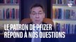 Quatrième dose, variant Omicron... Le patron de Pfizer répond aux questions de BFMTV