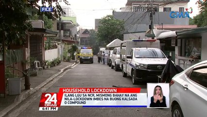 Ilang LGU sa NCR, mismong bahay na ang nila-lockdown imbes na buong kalsada o compound | 24 Oras