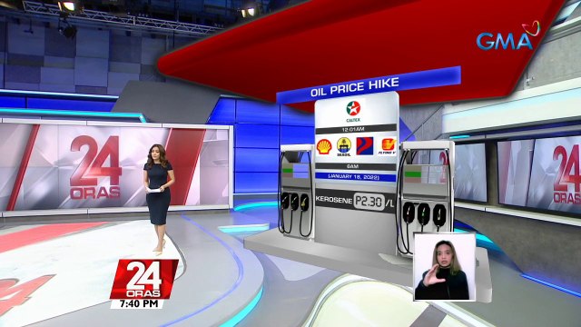Ilang kumpanya ng langis, magtataas ng presyo sa ilang produktong petrolyo | 24 Oras