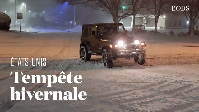 Etats-Unis : la tempête de neige Izzy s'abat sur la côte est