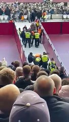 Leeds v West Ham supporters video