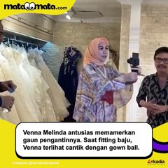 Venna Melinda Fitting Baju Nikah, Pilihan Gaunnya Dikritik Tak Sesuai Umur