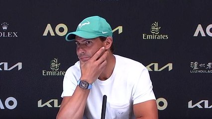 Open d'Australie 2022 - Rafael Nadal : "I would have signed with my eyes closed 3 weeks ago... when I was devastated, bedridden"