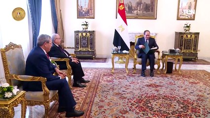 الرئيس السيسي يستقبل وزير الشئون الخارجية الجزائرية