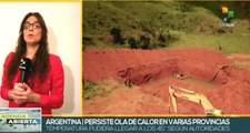 Argentina reporta altas temperaturas en varias provincias