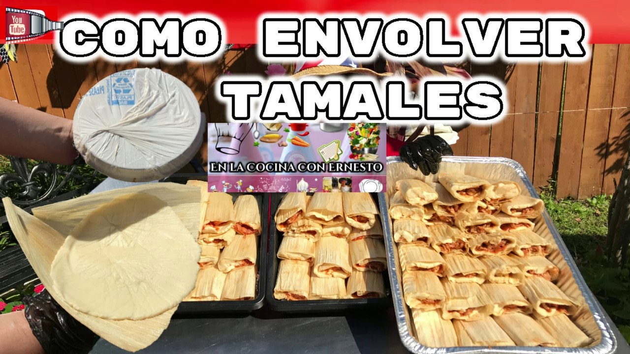 Como Envolver los Tamales de Manera super Facil y Practica para facilitarte  la vida al momento de envolverlos