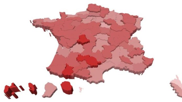 Covid-19 : les départements où l’épidémie commence à refluer, notre carte de France