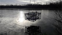 Des sarcophages datant du IXe siècle ont été plongés dans un lac en Auvergne