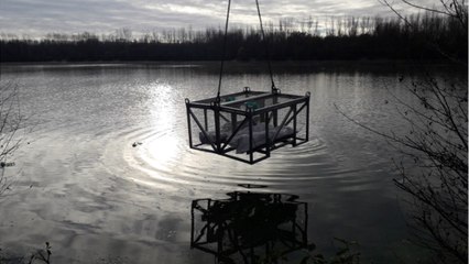 Des sarcophages datant du IXe siècle ont été plongés dans un lac en Auvergne
