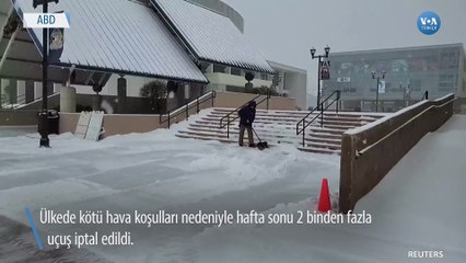 ABD’de Sert Kış Koşulları