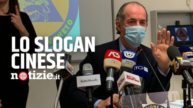 Luca Zaia e lo slogan cinese per lo spot delle Olimpiadi di Cortina: il governatore veneto si diletta nella pronuncia