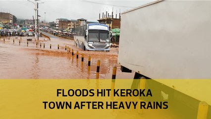 Floods hit Keroka town after heavy rains