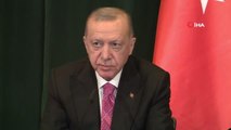 Cumhurbaşkanı Recep Tayyip Erdoğan, Arnavutluk Başbakanı Edi Rama ile yaptığı ortak basın toplantısında, Arnavutluk'ta meydana gelen depreme...