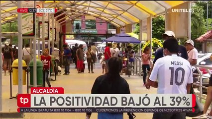 Covid: La positividad en Santa Cruz de la Sierra bajó al 39%