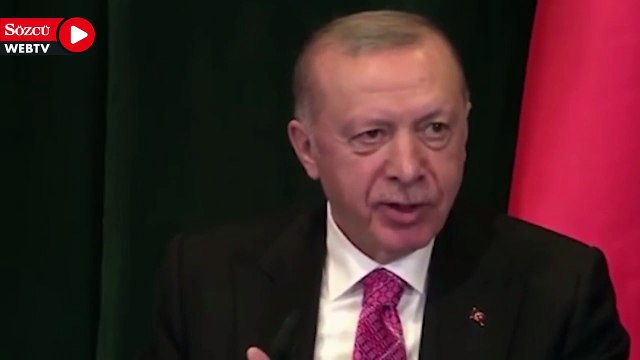 Erdoğan’dan gazeteciye: Bizi ters köşe yapmak istiyorsun galiba