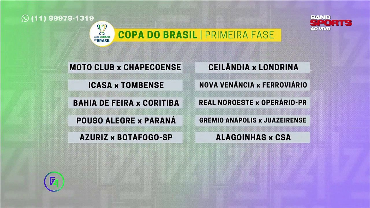 Jornalista destacou que Grêmio e Vasco terão duelos complicados contra rivais do interior de São Paulo.
