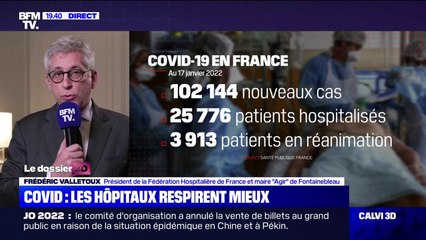 Frédéric Valletoux (Fédération hospitalière de France): "Pour les hospitaliers, le ciel se dégage mais le bout du tunnel est quand même loin"