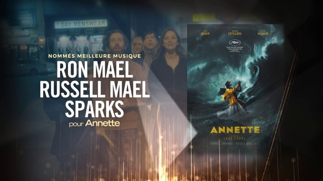 Les Sparks, lauréat du prix de la meilleure Musique pour Annette - Lumières 2022