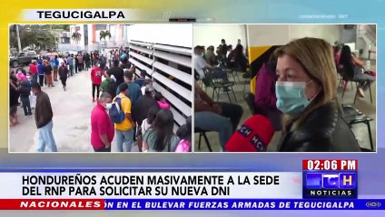 Abarrotado el RNP en la capital en busca de nuevo DNI