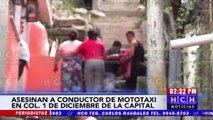 ¡Brutal! Asesinan a mototaxista en col. 1 de diciembre