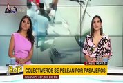 Cañete: colectiveros informales protagonizan constantes peleas por ganar pasajeros