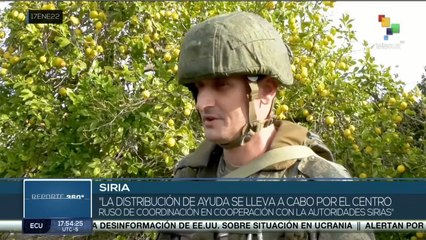 Rusia despliega operativo humanitario en zonas rurales sirias