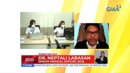 Panayam kay Dr. Neptali Labasan, senior medical officer, BOQ | UB