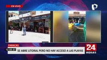 Oleaje anómalo en Paracas: alerta continúa para actividades recreativas en el mar